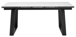 Стол VASTO 180 MARBLES KL-99 Белый мрамор матовый, итальянская керамика/ черный каркас, ®DISAUR фото 5
