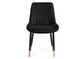 Стул на металлокаркасе Seda-1 black / gold / black фото 2