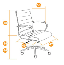 Кресло CITY-LOW ткань, темно-серый фото 5