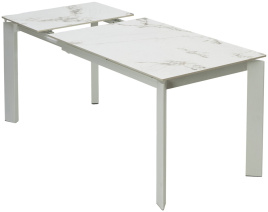 Стол CORNER 120 GLOSS GOLDEN JADE SOLID CERAMIC / WHITE, ®DISAUR фото 3