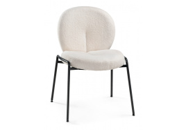 Стул на металлокаркасе Kalipso 1 white / black фото 3