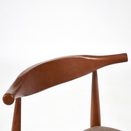 Стул мягкое сидение Bull/Булл каркас бук, сиденье ткань, 54,5х54х75см, коричневый фото 4