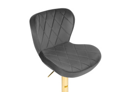 Барный стул Porch dark gray / golden фото 5