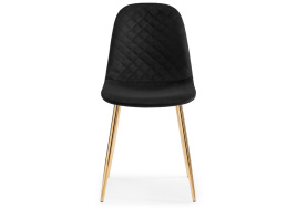 Стул на металлокаркасе Dabl black / gold фото 2