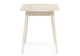 Стол стеклянный Калверт кремовый фото 4