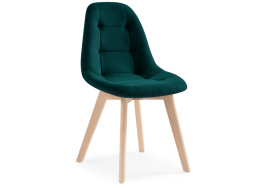 Стул деревянный Filip green / wood фото 1