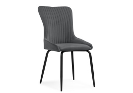 Стул на металлокаркасе Lado gray / black фото 1