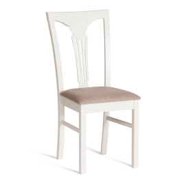 Стул - Гермес/ Hermes дерево гевея, 43х49х94см, Ivory white, ткань серая (TM-164) фото 1