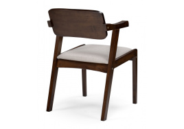 Стул деревянный Velma dirty oak / light beige фото 5