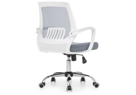 Компьютерное кресло Ergoplus light gray / white фото 4