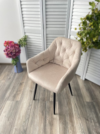 Стул PERU PK6015-06 BEIGE античный бежевый, велюр M-City фото 4