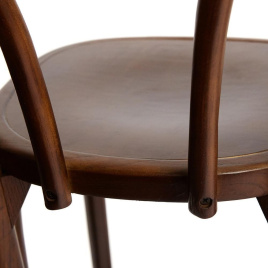Стул THONET CLASSIC BAR CHAIR (mod.СE6069) дерево вяз, 43*50.5*111, Темный Орех (№5) фото 5