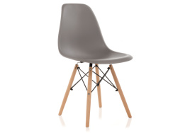 Пластиковый стул Eames PC-015 серый фото 1
