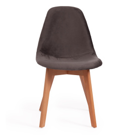 Стул CINDY SOFT (mod. C1021F1) / 1 шт. в упаковке вельвет/дерево бук, 53 х 45 х 81 см , серый (HLR 2 фото 5