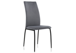 Стул на металлокаркасе Tod gray / black фото 1