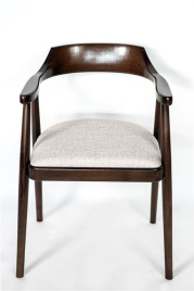 Полукресло венское Mercurius (темный орех орех/ткань Тесла 01) фото 2