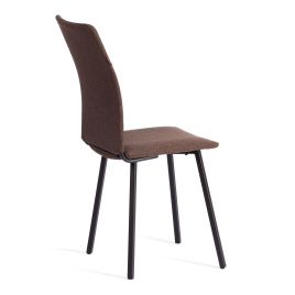 Стул обеденный Ля Русс/La Rousse ткань рогожка, коричневый/черный, 3м7-147, 49х50х93см фото 5