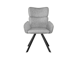 Стул DikLine 501 поворотный NS10 GREY, ножки черные фото 3