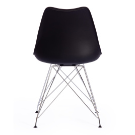 Стул TULIP IRON CHAIR (mod.EC-123) / 1 шт. в упаковке металл/пластик, 54,5*48*83,5см, черный фото 4