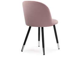Стул на металлокаркасе Gabi light purple / black фото 4