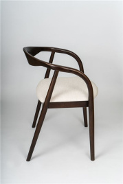 Полукресло венское Diona (темный орех/ткань Тесла 01) фото 4