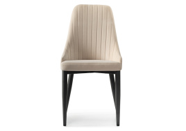 Стул на металлокаркасе Kora beige / black фото 2