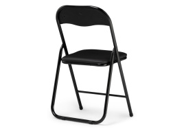Стул на металлокаркасе Fold 1 складной black / black фото 4
