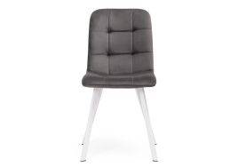 Стул на металлокаркасе Bruk dark gray / white фото 2