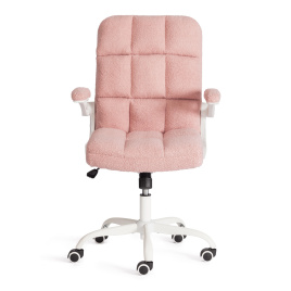 Кресло Lugano Wh ткань teddy, розовый фото 2