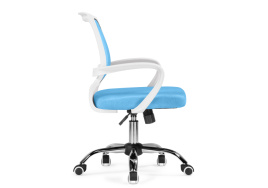 Компьютерное кресло Ergoplus blue / white фото 4