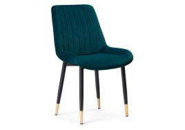 Стул на металлокаркасе Seda-1 green / gold / black фото 1