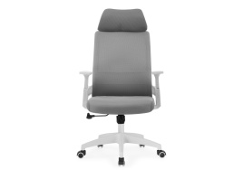Компьютерное кресло Flok gray / white фото 2