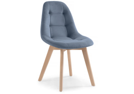 Стул деревянный Filip blue / wood фото 1