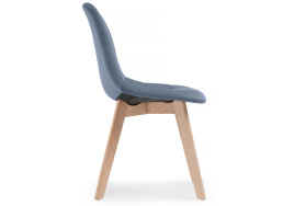 Стул деревянный Filip blue / wood фото 4