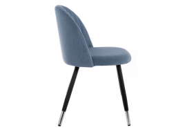 Стул на металлокаркасе Gabi blue / black фото 2