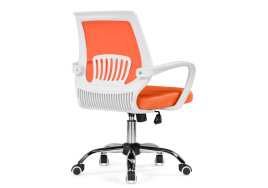 Компьютерное кресло Ergoplus orange  / white фото 5