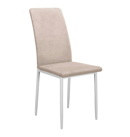 Стул DikLine 272 B03 BEIGE, ножки белые фото 1