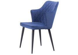 Стул на металлокаркасе Velen dark blue фото 5