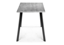 Стол деревянный Тринити Лофт 140х80 бетон светлый / черный матовый фото 3