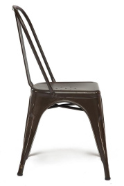 Стул LOFT CHAIR (mod. 012) / 1 шт. в упаковке металл, 45*35*85см, коричневый/brown vintage фото 3