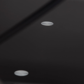 Стол BERTOIA (mod. GT21) металл/стекло, 110 х 110 х 75 см, Black (черный) фото 3