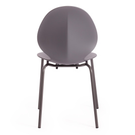 Стул EBAY (mod 03)  металл/пластик, 52x46x83.5, серый фото 4