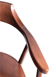 Полукресло венское Mercurius (светлый орех) жесткое сиденье фото 3