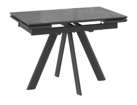 Cтол с керамическим покрытием Джейтон-110 (Stone  black st cer/Черный) 110x70 фото 1