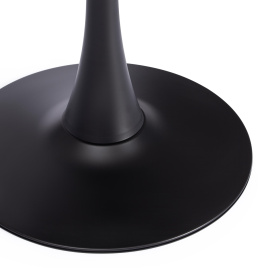 Стол TULIP 70 (mod. 46) металл / МДФ, 70 x 70 x 75 см, Black (черный) фото 3