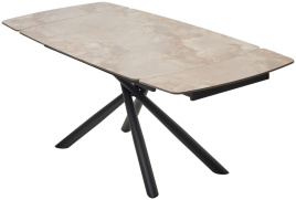 Стол RIVOLI 140 GLOSS AMBER JADE SOLID CERAMIC / BLACK, ®DISAUR фото 2