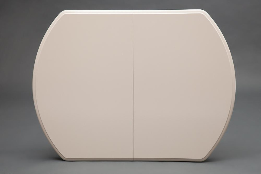 Стол раскладной Modena (MD-T4EX) дерево гевея/мдф, 100+29х75х75 см, ivory white (слоновая кость 2-5) фото 4