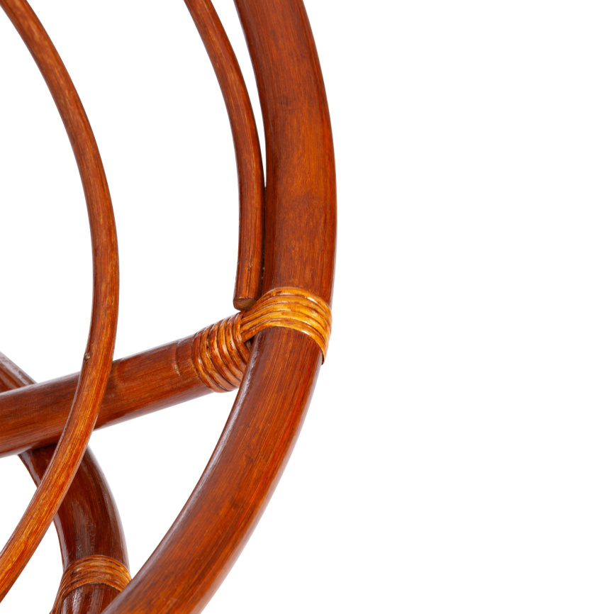 Диван Мамасан/Mamasan (23/02 W) /с подушкой и ремешками/ подушка 182х119см, 169х102х80см, коньячный, фото 4