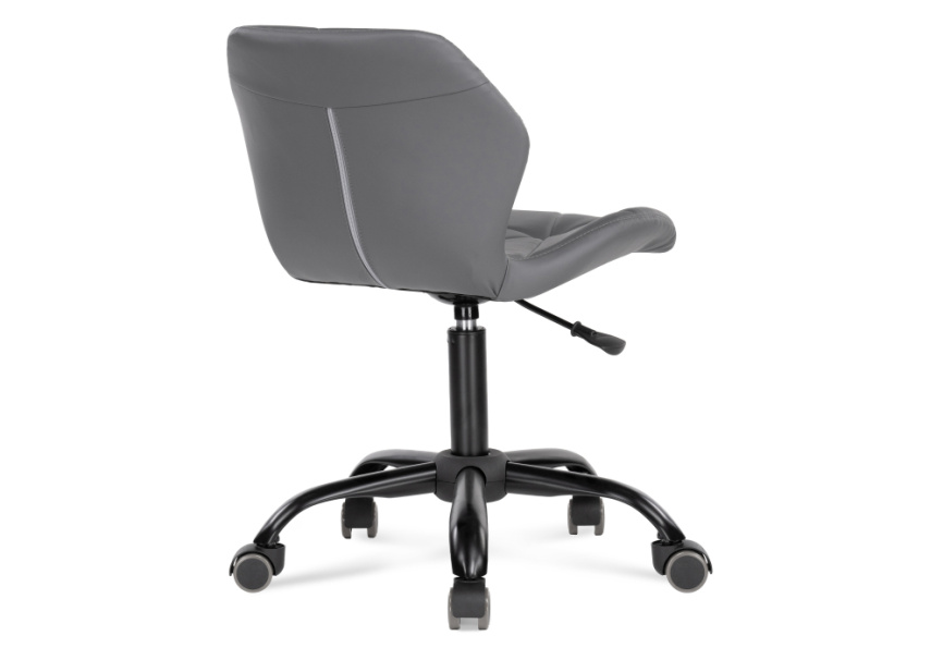 Офисное кресло Вальд экокожа серое фото 5