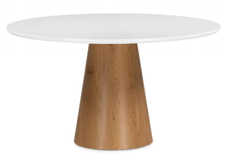 Стол деревянный Huge 120х75 white / brown фото 1